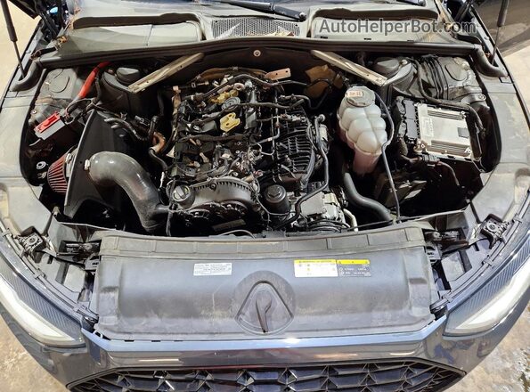 WAUABAF47MN006513 2021 AUDI A4 Gray Widok wnętrza z tyłu