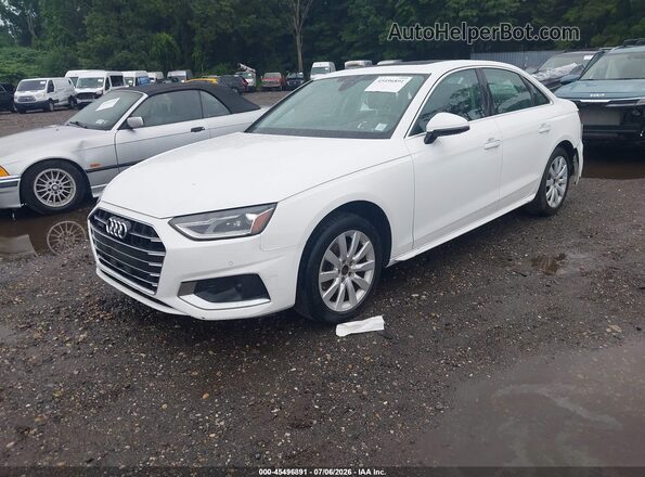 WAUABAF47NA012210 2022 AUDI A4 White Przód lewy