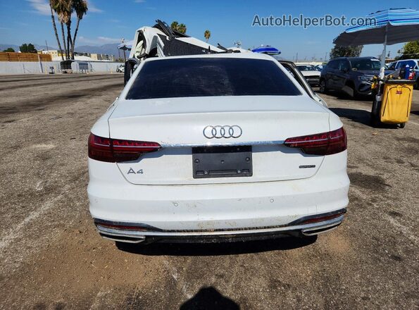 WAUABAF49MA069376 2021 AUDI A4 White Вид ззаду
