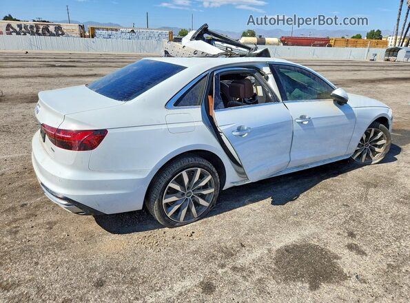 WAUABAF49MA069376 2021 AUDI A4 White Задня права чверть