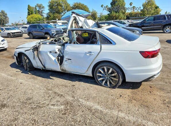 WAUABAF49MA069376 2021 AUDI A4 White Задня ліва чверть