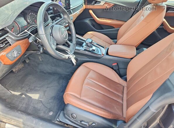WAUABCF53NA027758 2022 AUDI A5 Gray Вид салону спереду