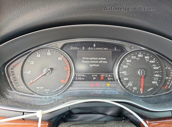 WAUABCF53NA027758 2022 AUDI A5 Gray Вид щитка приладів