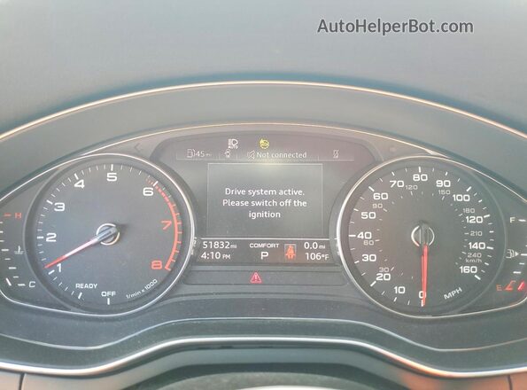WAUABCF54MA038721 2021 AUDI A5 Black Instrument cluster view