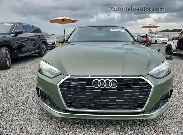 WAUABCF57MA009357 2021 AUDI A5 Green Widok z przodu