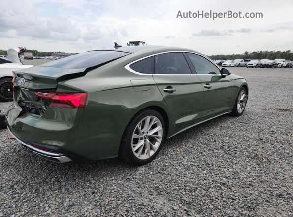 WAUABCF57MA009357 2021 AUDI A5 Green Tył prawy