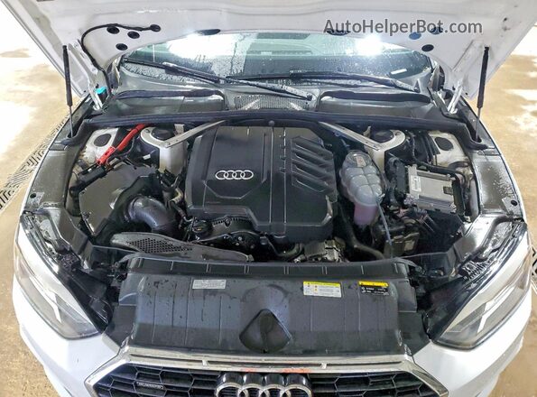 WAUABCF59NA031278 2022 AUDI A5 White უკანა სალონის ხედი