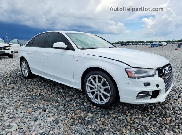 WAUAFAFLXGA012815 2016 AUDI A4 White წინა მარჯვენა