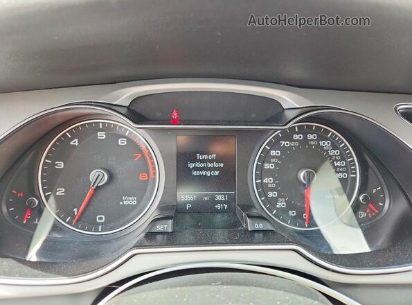 WAUAFAFLXGA012815 2016 AUDI A4 White ხელსაწყოთა პანელის ხედი