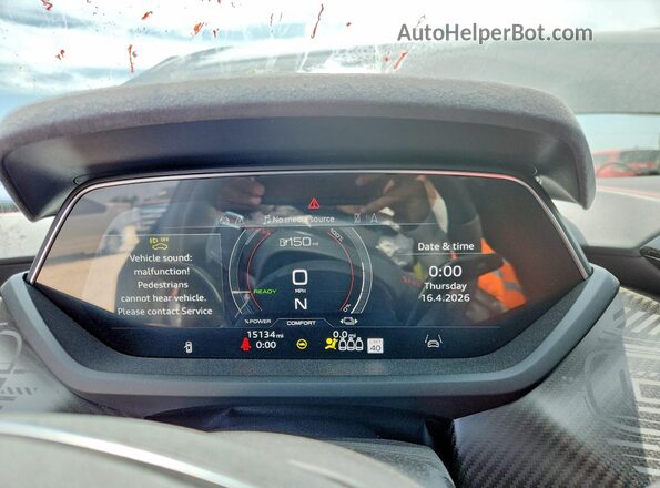 WAUAHBFW6P7901697 2023 AUDI RS Black Вид щитка приладів