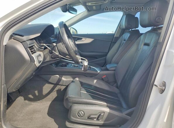 WAUANAF40HN011727 2017 AUDI A4 Белый Вид салона спереди