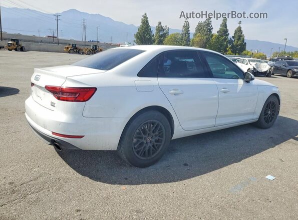 WAUANAF40HN011727 2017 AUDI A4 Белый Задняя правая четверть