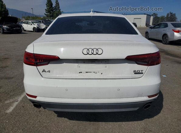 WAUANAF40HN011727 2017 AUDI A4 Белый Вид сзади