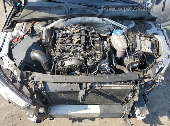 WAUANAF41HN000235 2017 AUDI A4 Silver Widok wnętrza z tyłu