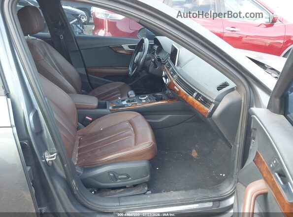 WAUANAF41HN043568 2017 AUDI A4 Gray Widok wnętrza z przodu