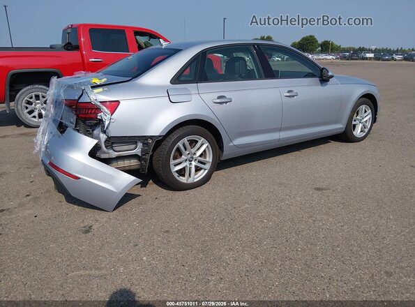 WAUANAF43HN031213 2017 AUDI A4 Silver Trasero derecho