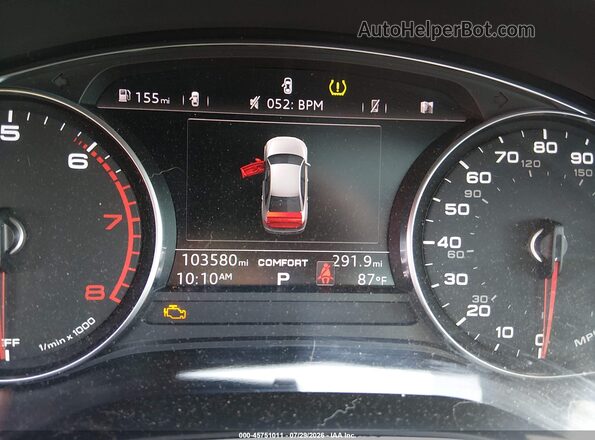 WAUANAF43HN031213 2017 AUDI A4 Silver Vista de los asientos traseros