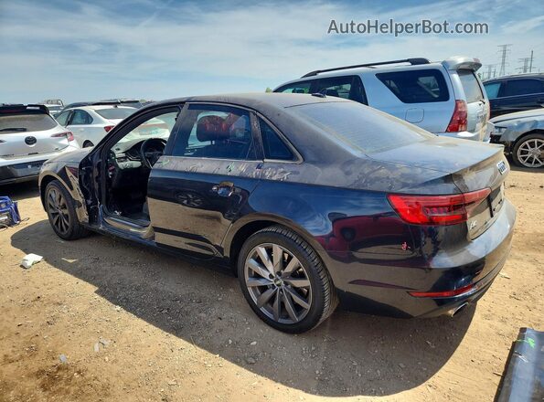 WAUANAF44HN024433 2017 AUDI A4 Charcoal Задня ліва чверть