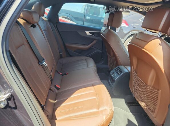 WAUANAF44HN024433 2017 AUDI A4 Charcoal Вид задніх сидінь