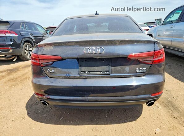 WAUANAF44HN024433 2017 AUDI A4 Charcoal Вид ззаду