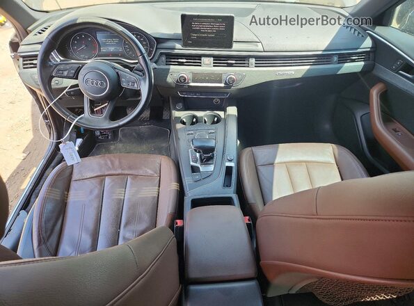 WAUANAF44HN024433 2017 AUDI A4 Charcoal Вид панелі приладів