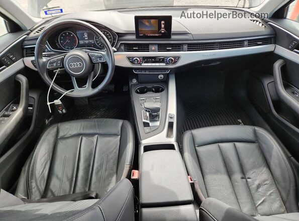 WAUANAF45HN025140 2017 AUDI A4 Blue Vista del salpicadero