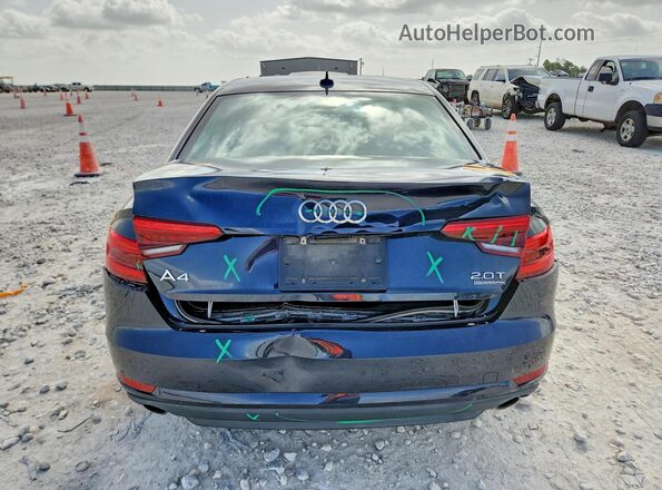 WAUANAF45HN025140 2017 AUDI A4 Blue Vista trasera