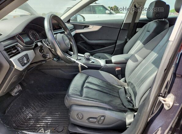 WAUANAF45HN025140 2017 AUDI A4 Blue Vista interior delantera