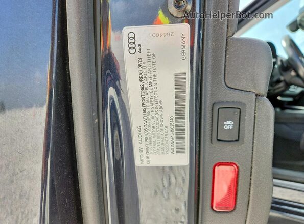 WAUANAF45HN025140 2017 AUDI A4 Blue Vista del compartimento del motor