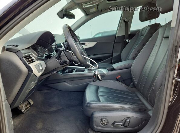 WAUANAF45LN009870 2020 AUDI A4 Black Вид салону спереду