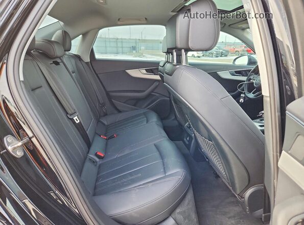 WAUANAF45LN009870 2020 AUDI A4 Black Вид задніх сидінь