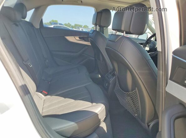 WAUANAF46HN055604 2017 AUDI A4 White Widok tylnych siedzeń