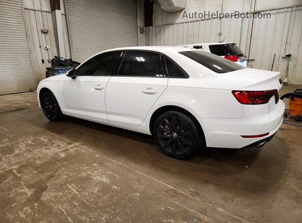 WAUANAF47HN010011 2017 AUDI A4 White Trasero izquierdo