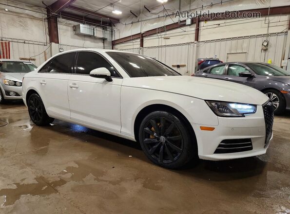 WAUANAF47HN010011 2017 AUDI A4 White Delantero derecho