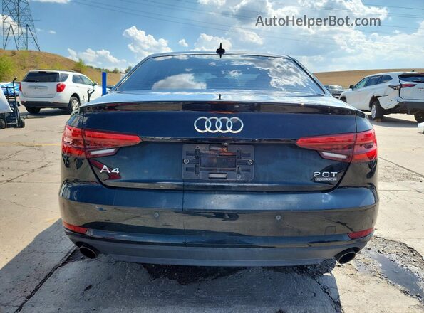 WAUANAF48HN009160 2017 AUDI A4 Black Rear view