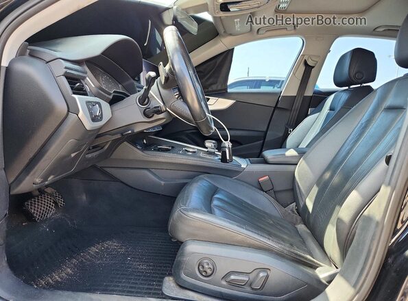 WAUANAF48HN009160 2017 AUDI A4 Black Front interior view