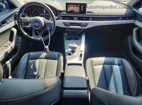WAUANAF48HN009160 2017 AUDI A4 Black Dashboard view
