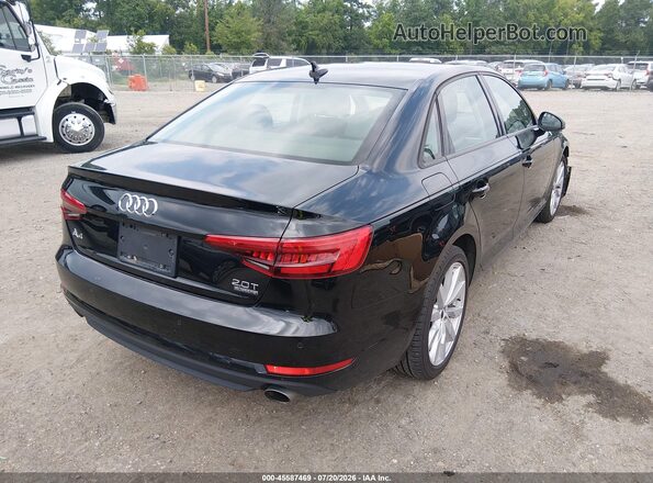 WAUANAF49HN010530 2017 AUDI A4 Black უკანა მარჯვენა