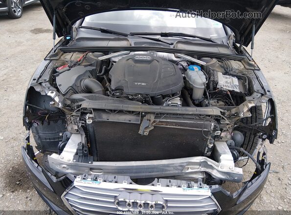 WAUANAF49HN010530 2017 AUDI A4 Black უკანა ხედი