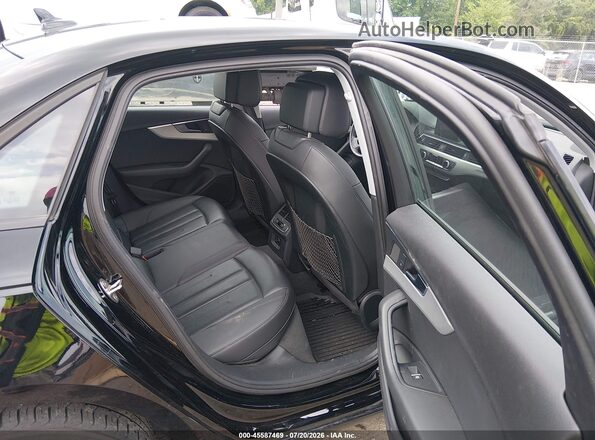 WAUANAF49HN010530 2017 AUDI A4 Black VIN კოდის სტიკერის ხედი