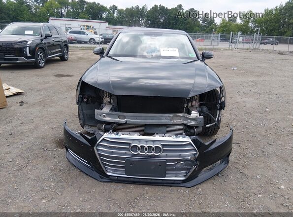 WAUANAF49HN010530 2017 AUDI A4 Black უკანა სალონის ხედი