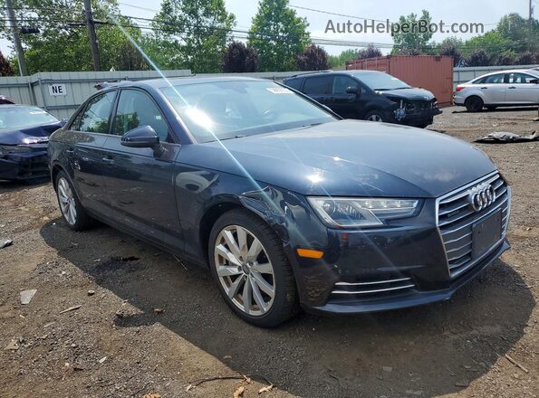 WAUANAF4XHN005143 2017 AUDI A4 Blue Передня права чверть