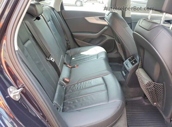 WAUANAF4XHN005143 2017 AUDI A4 Blue Вид задніх сидінь