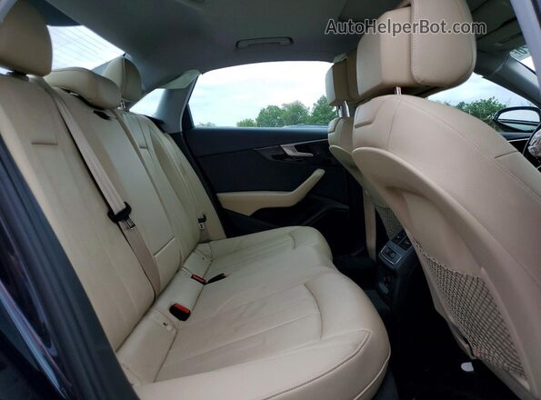 WAUANAF4XHN007040 2017 AUDI A4 Blue Vista de los asientos traseros