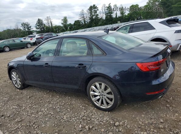 WAUANAF4XHN007040 2017 AUDI A4 Blue Trasero izquierdo
