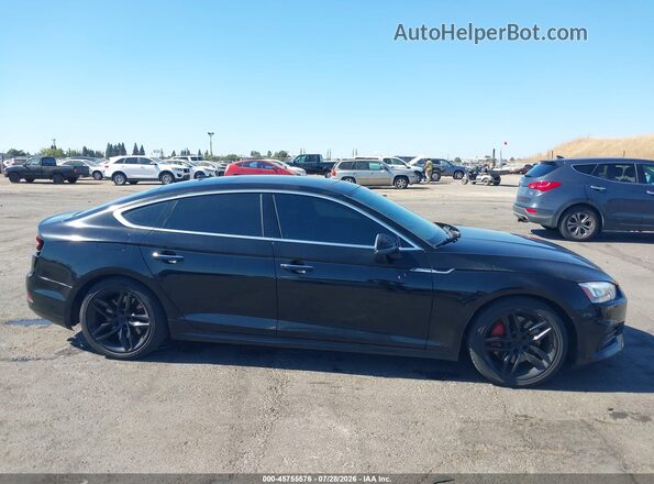 WAUANCF55KA063342 2019 AUDI A5 Black Widok wnętrza z tyłu