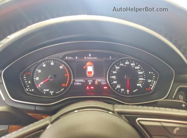 WAUANCF55KA063678 2019 AUDI A5 Black Instrument cluster view