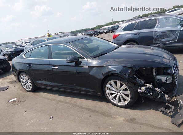 WAUANCF56JA011023 2018 AUDI A5 Black Вид задньої частини салону