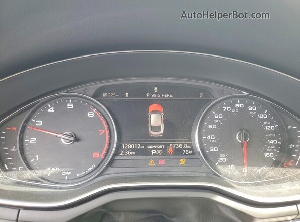 WAUANCF57JA043205 2018 AUDI A5 White Widok zestawu wskaźników