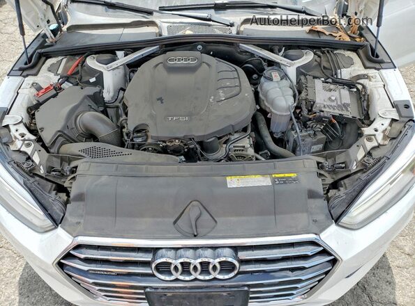 WAUANCF57JA043205 2018 AUDI A5 White Widok wnętrza z tyłu